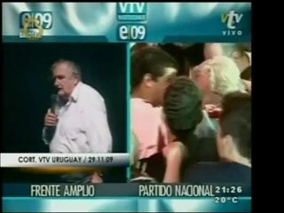 En Uruguay ganó el izquierdista José Mujica. Su contrincante