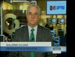 Guillermo Zuloaga, presidente de Globovision, envía un mensa