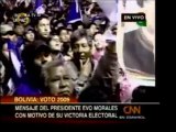 @Globovision Evo Morales se proclama vendedos en elecciones