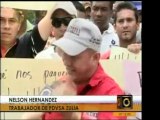 Trabajadores petroleros del Zulia exigen cumplimiento de clá