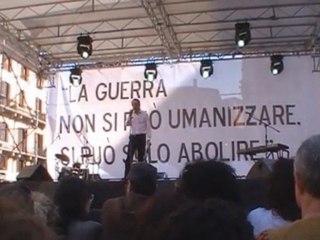"Emergency" MASSIMO ZUCCHETTI - GUERRA ALL'URANIO IMPOVERITO P.za Navona / 2 aprile 2011