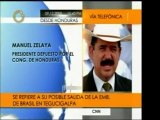 Honduras negó salvoconducto de Manuel Zelaya hacia México. D