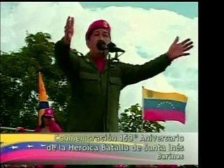 Al celebrar Santa Inés, el Pdte. Chavez dijo que 2010, 2011
