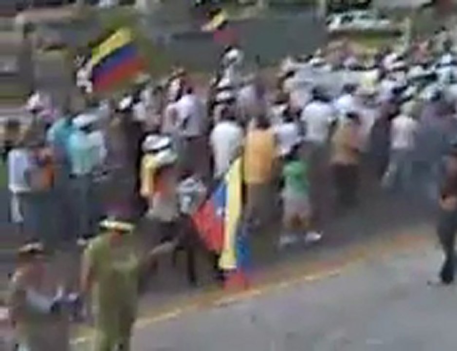 Videos de la marcha pacifica en puerto ordaz. Sin miedo a na