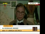 El Min. de Electricidad Alí Rodríguez Araque informa de las