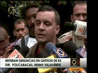 Policías destituidos de Policaracas le toman la palabra al P