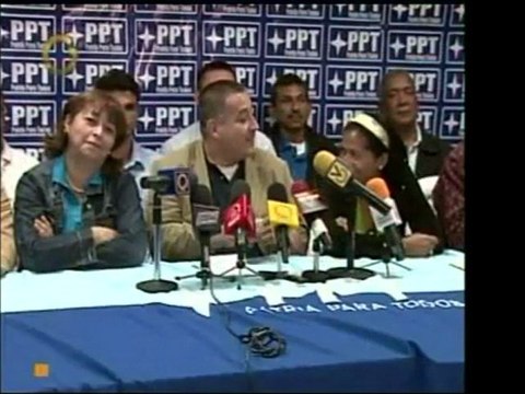 Ayer los partidos oficialistas PCV, PSUV y PPT dieron su pun