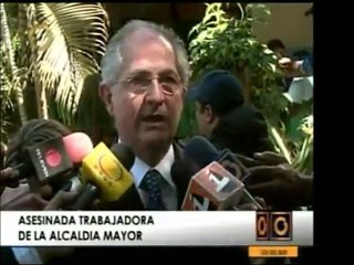 Una funcionaria de la Alcaldía Metropolitana fue asesinada a