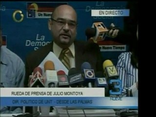 Julio Montoya, de UNT, devela cargos y negocios de Fernández