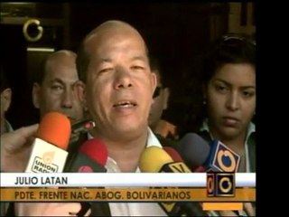 Frente de Abogados Bolivarianos apoya todas las acciones con