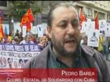 Manifestación en Madrid por Los Cinco