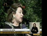 La esposa del sonero Oscar de León, Zoraida de León,  inform