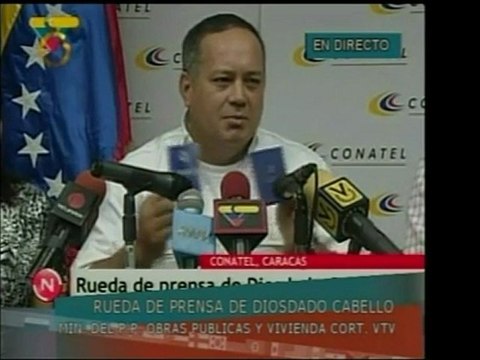 Diosdado Cabello habla de nuevos procedimientos contra telev