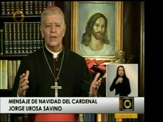 El cardenal Jorge Urosa Savino manda un mensaje de navidad p