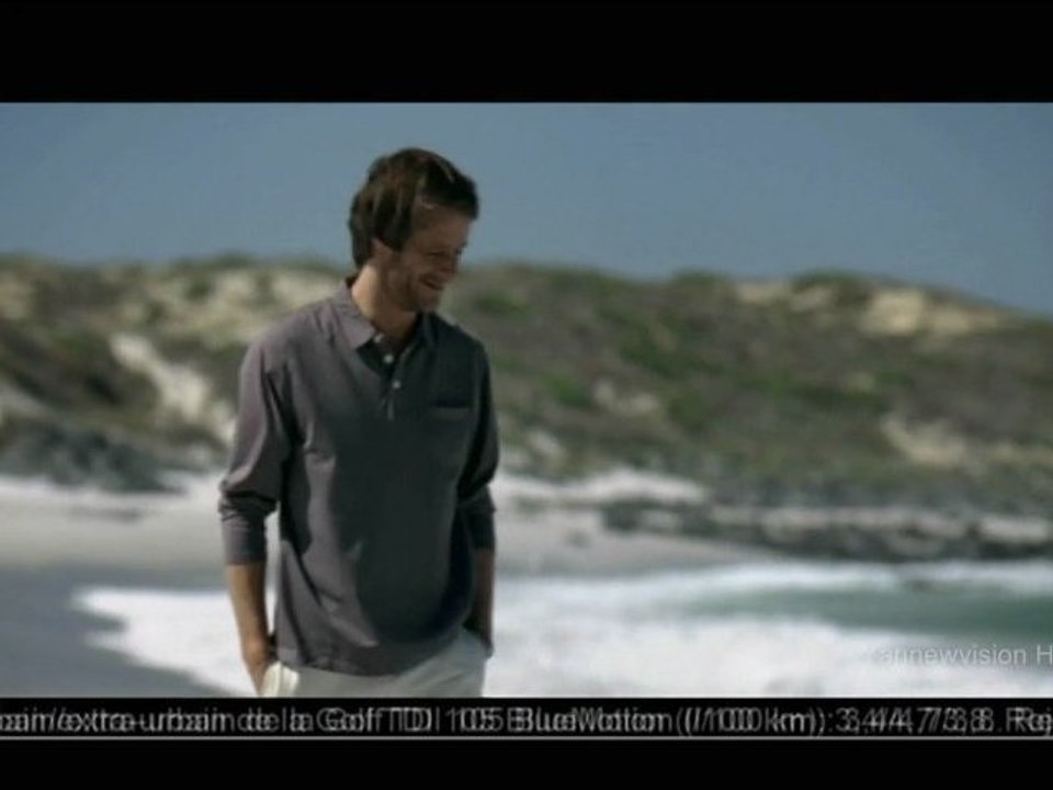 Publicité HD - Volkswagen Golf "TDI BlueMotion" (Plage / Mouette) 2011