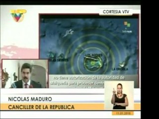 El Canciller Nicolás Maduro habla sobre la nota de protesta