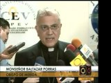 Monseñor Baltasar Porras, Arzobispo de Mérida, dijo que el n