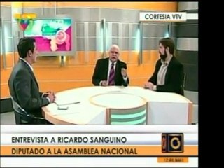 El dip. Ricardo Sanguino, de la Com. de Finanzas de la AN, d