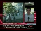 En Haiti se presentó otro temblor. Luego del tercer día el i