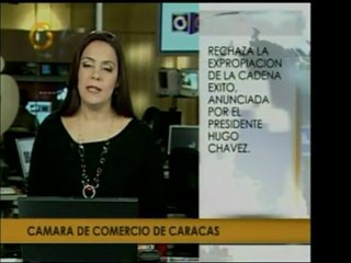 Víctor Maldonado, de la Cámara de Comercio de Caracas, recha