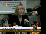 La Fiscal Luisa Ortega Díaz declara sobre el asilo de Oscar