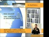 El ex Min. de Defensa y militar retirado Raúl Salazar rechaz