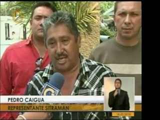 Obreros del tercer puente sobre el Orinoco denuncian a la em