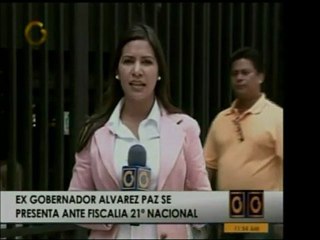 El ex gobernador Oswaldo Alvarez Paz se encuentra citado en