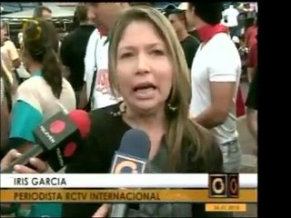 Trabajadores de RCTV se presentaron al juego Caracas - Magal