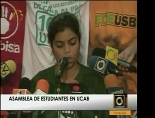 El movimiento estudiantil se compromete a no cesar la protes