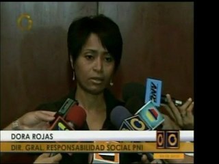 La Dir. Gnral. de Resp. Social de PNIs, Dora Rojas informa q