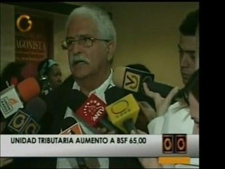 La Unidad Tributaria (UT) fue aumentada por la Comisión de F