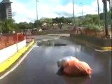 Imágenes de la marcha estudiantil en la Plaza Venezuela. La