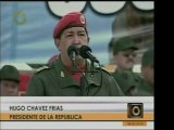 El pdte. Chavez dirigió palabras especialmente para el mov.