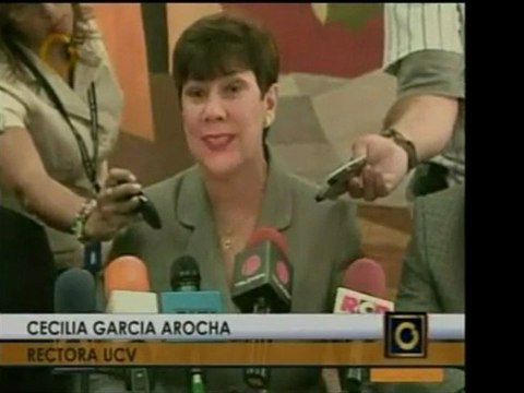 Rectora de UCV, García Arocha, defiende la instalación de pu