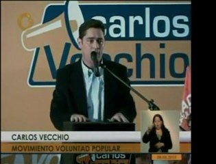 Carlos Vecchio, del Mov. Voluntad Popular, opina que las ven