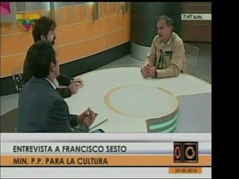 El Ministro de la Cultura Farruco Sesto negó la posibilidad