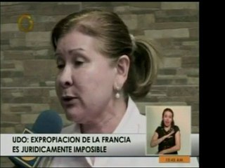 La rectora de la UDO aclara que el Edif. La Francia es de la