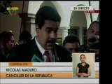Nicolás Maduro da un resumen de las acciones de Venezuela a