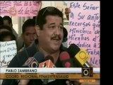 Sindicalistas y trabajadores  el Hosp. Vargas dan fe del par