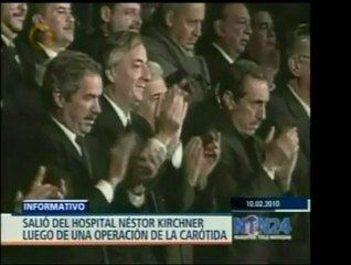 El ex Pdte. argentino Néstor Kirchner se encuentra bien de s