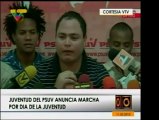 La Juventud del PSUV llamó a marchar mañana en el Día de la