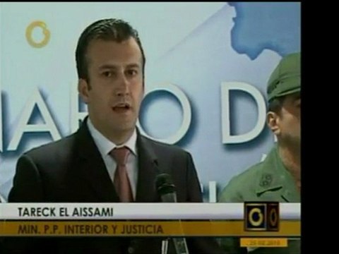 El Min. Tarek El Aissami dio noticias del Plan de Seguridad