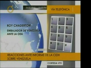 Embajador de Vzla. en la OEA informa que Venezuela estudia s