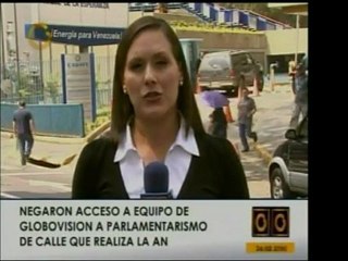 A Globovisión le fue negado el acceso a una sesión de parlam