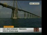 El puente sobre el Lago de Maracaibo fue cerrado para realiz