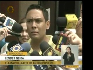 El camarógrafo de Globovisión Lender Neira cuentá cómo lo re