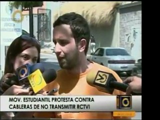 Movimiento estudiantil acudió a las cableoperadoras para ped