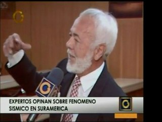El prof. de Geología Física de la UCV, Orlando Méndez, desca