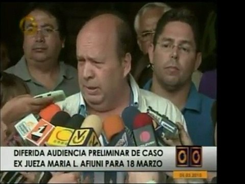 El abogado de la Juez María Lourdes Afiuni habla acerca del